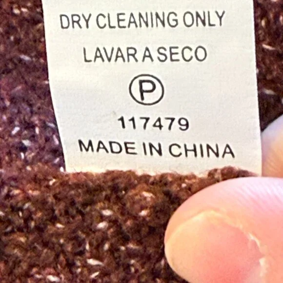 Stitch Fix Pink Clover Open Front Mauve Cardigan Size Medium Petite - Picture 7 of 7